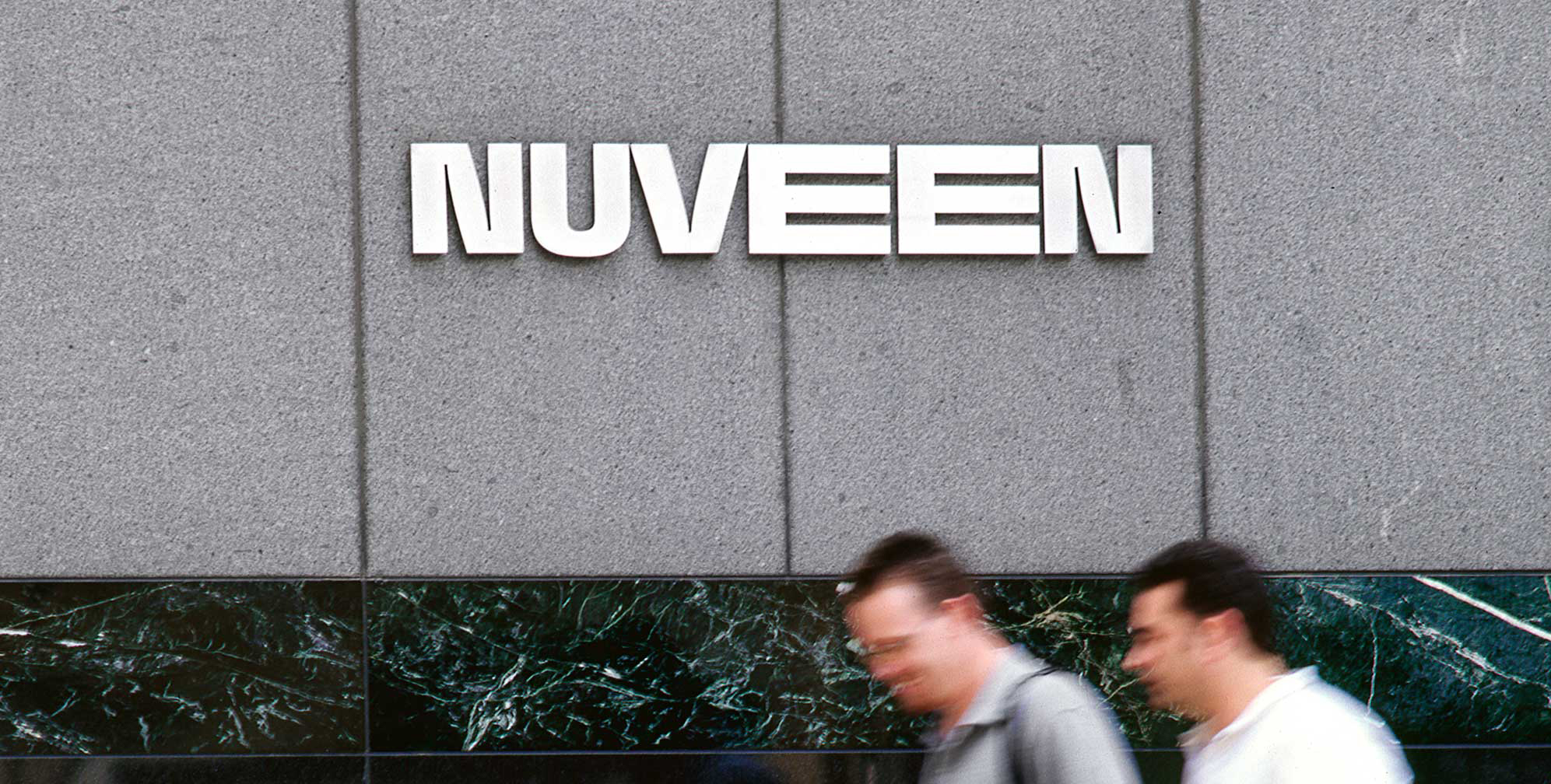 nuveen_sign.jpg Art Direction by: Bart Crosby, Crosby Associates